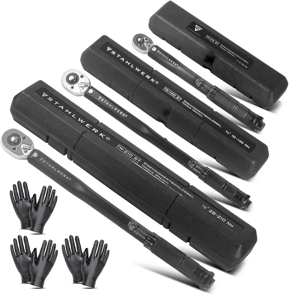 Drehmomentschlüssel Dreierset 1/4"