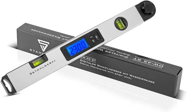 DW-45 ST Digitaler Präzisions-Winkelmesser aus Aluminium