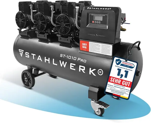 Kompressor – 120-Liter-Tank (ST-1010 Pro), 10 bar