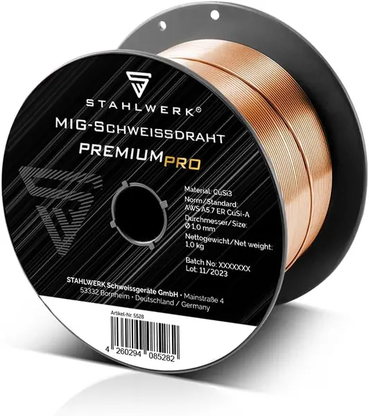 MIG/MAG Kupfer Schweißdraht Ø 1