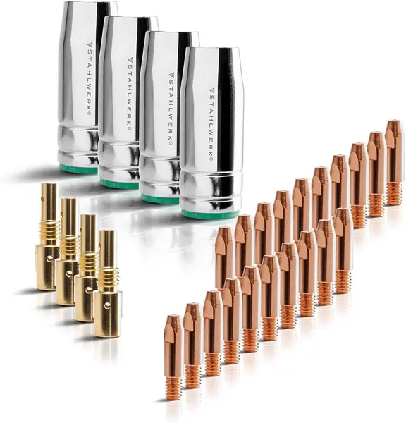 MIG/MAG Schweißzubehör AK-25/MB-25 Set mit 28 Teilen