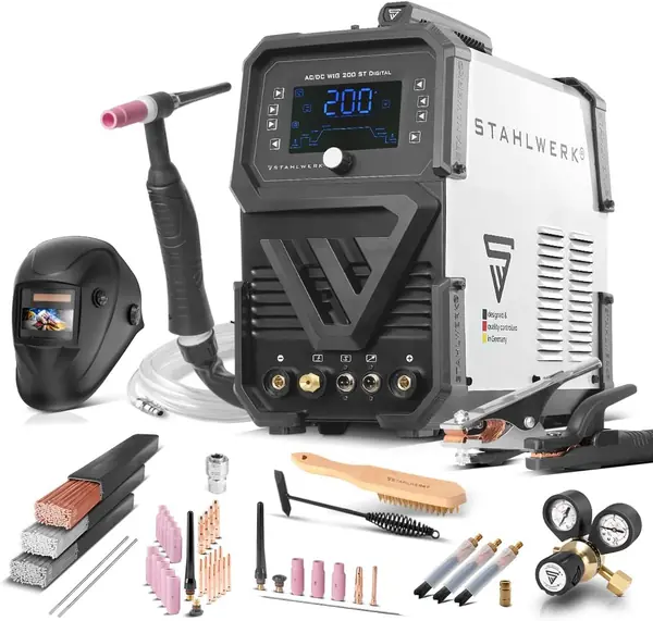 Schutzgasschweißgerät 3-in-1 AC/DC WIG 200 ST Digital bis
