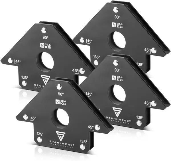Schweißmagnet – 4 Stück je 22 – 6 kg (50 lbs) Haftkraft