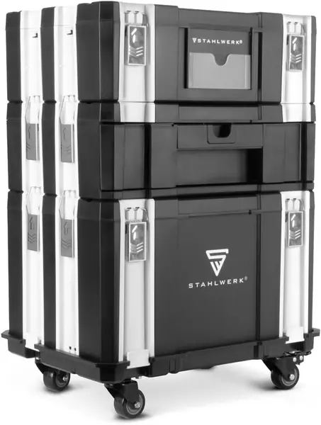 Toolbox-Set mit Rollbrett