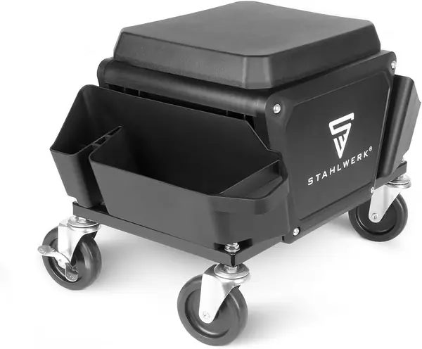 Werkstatthocker – rollbarer Werkstattsitz MMH-135 ST bis