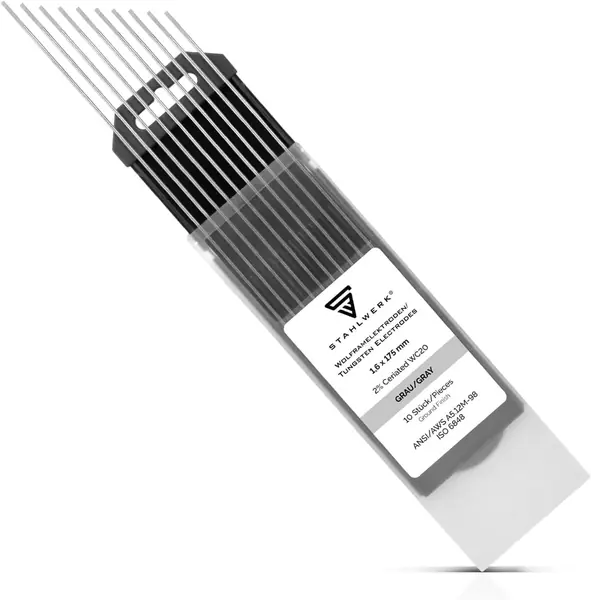 Wolframelektroden WIG WC20 Grau Ø 1 – stabil