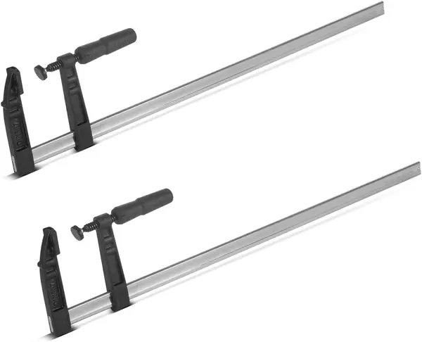 2 x Schraubzwingen 120 x 800 mm aus Stahl und…